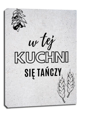 W tej kuchni - obraz na płótnie Wymiar do wyboru: 61x91,5 cm