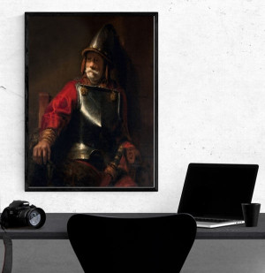 Man in Armor (Mars), Rembrandt - plakat Wymiar do wyboru: 30x40 cm