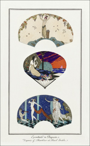Costumes Parisiens, George Barbier - plakat Wymiar do wyboru: 70x100 cm