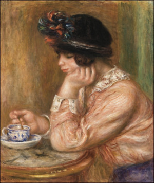 Cup of Chocolate, Auguste Renoir - plakat Wymiar do wyboru: 70x100 cm