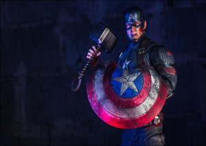 Kapitan Ameryka, Avengers Endgame Ver1 - plakat Wymiar do wyboru: 84,1x59,4 cm