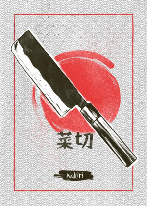Nakiri - plakat Wymiar do wyboru: 21x29,7 cm