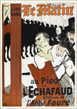 Au Pied de l’Echafaud, Henri De Toulouse-Lautrec - plakat Wymiar do wyboru: 20x30 cm