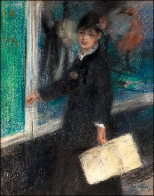 The Milliner, Auguste Renoir - plakat Wymiar do wyboru: 20x30 cm