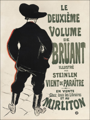 The Second Volume by Bruant, Henri De Toulouse-Lautrec - plakat Wymiar do wyboru: 70x100 cm