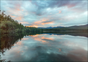 Sunset over Chocoura Lake in Moultonborough, New Hampshire., Carol Highsmith - plakat Wymiar do wyboru: 30x20 cm