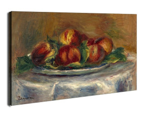 Peaches on a Plate, Auguste Renoir - obraz na płótnie Wymiar do wyboru: 100x70 cm
