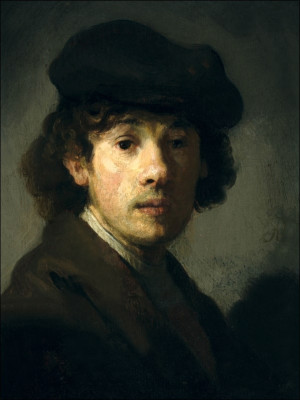 Rembrandt (1606–1669) as a Young Man, Rembrandt - plakat Wymiar do wyboru: 60x80 cm