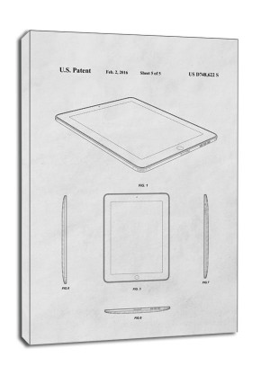 Patent, Ipad 2016 - obraz na płótnie Wymiar do wyboru: 20x30 cm