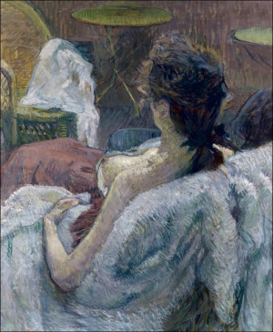 The Model Resting, Henri de Toulouse-Lautrec - plakat Wymiar do wyboru: 61x91,5 cm