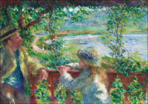 Near the Lake, Auguste Renoir - plakat Wymiar do wyboru: 42x29,7 cm