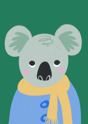 Koala - plakat Wymiar do wyboru: 30x40 cm