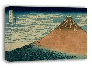 Fuji in Clear Weather, Hokusai - obraz na płótnie Wymiar do wyboru: 30x20 cm