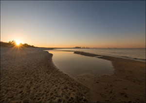 Plaż w Gdańsku - plakat Wymiar do wyboru: 42x29,7 cm