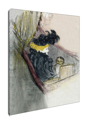 A Princely Idyl, Clara Ward, Henri de Toulouse-Lautrec - obraz na płótnie Wymiar do wyboru: 40x60 cm