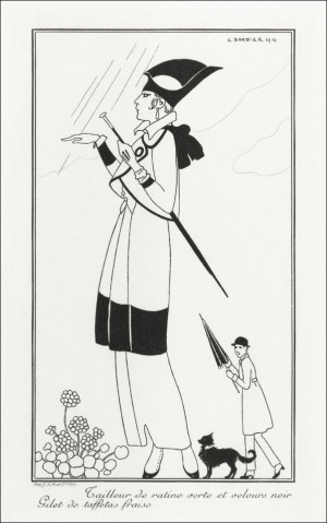 Costumes Parisiens, George Barbier - plakat Wymiar do wyboru: 40x50 cm