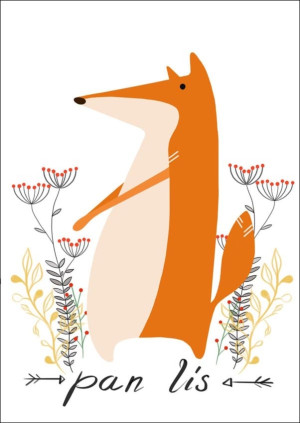 Pan Lis - plakat Wymiar do wyboru: 42x59,4 cm