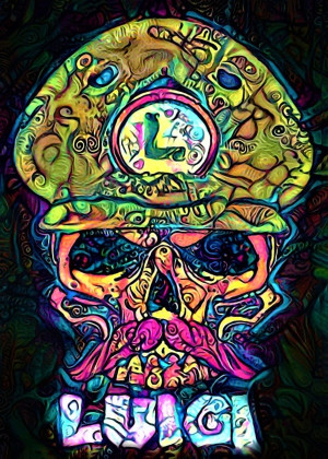 PsychoSkulls, Luigi, Mario Nintendo - plakat Wymiar do wyboru: 60x80 cm