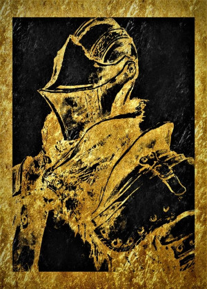 Golden Lux - Dark Souls - plakat Wymiar do wyboru: 40x60 cm