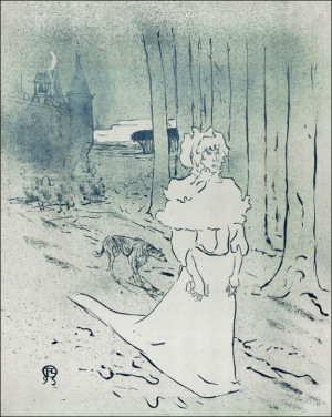 The Chatelaine or the Tocsin, Henri De Toulouse-Lautrec - plakat Wymiar do wyboru: 40x50 cm
