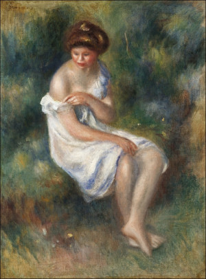 The Bathe, Auguste Renoir - plakat Wymiar do wyboru: 29,7x42 cm