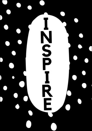 inspire - plakat Wymiar do wyboru: 50x70 cm