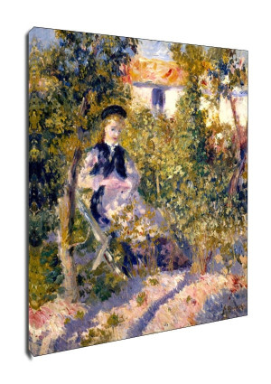 Nini in the Garden (Nini Lopez), Auguste Renoir - obraz na płótnie Wymiar do wyboru: 30x40 cm