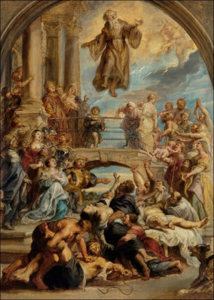 The Miracles of Saint Francis of Paola, Rubens - plakat Wymiar do wyboru: 60x80 cm
