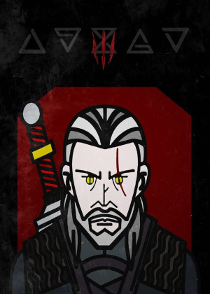 Wiedźmin - The Butcher of Blaviken - plakat Wymiar do wyboru: 59,4x84,1 cm