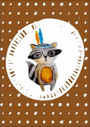 boho - plakat Wymiar do wyboru: 20x30 cm