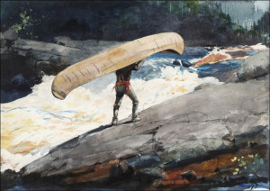 The Portage, Winslow Homer - plakat Wymiar do wyboru: 70x50 cm