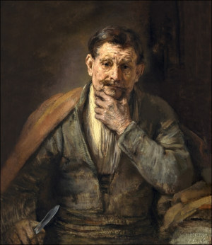 Saint Bartholomew, Rembrandt - plakat Wymiar do wyboru: 21x29,7 cm