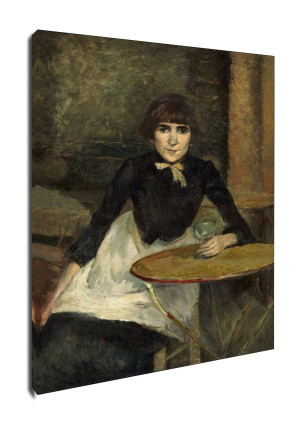 A la Bastille (Jeanne Wenz), Henri de Toulouse-Lautrec - obraz na płótnie Wymiar do wyboru: 60x80 cm