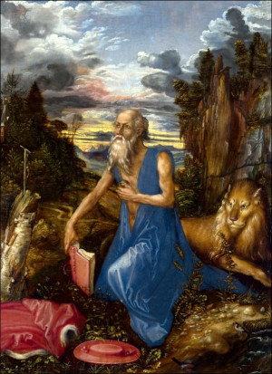 penitent jerome, Albrecht Durer - plakat Wymiar do wyboru: 70x100 cm