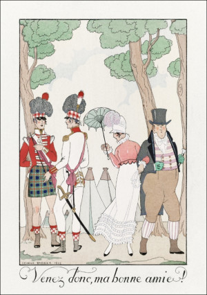 Come on, my good friend!, George Barbier - plakat Wymiar do wyboru: 61x91,5 cm