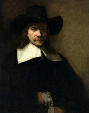 Portrait of a Man, Rembrandt - plakat Wymiar do wyboru: 21x29,7 cm