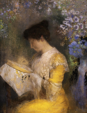 Odilon Redon Madame Arthur Fontaine (1901) - plakat Wymiar do wyboru: 40x60 cm