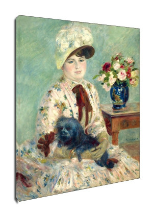 Mlle Charlotte Berthier, Auguste Renoir - obraz na płótnie Wymiar do wyboru: 90x120 cm
