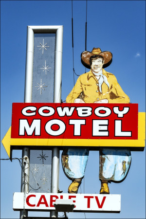 The Horseshoe Casino's neon sign, Carol Highsmith - plakat Wymiar do wyboru: 40x60 cm