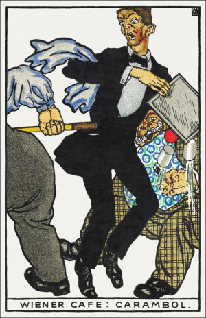 Viennese Café: Carambole, Moriz Jung - plakat Wymiar do wyboru: 42x59,4 cm