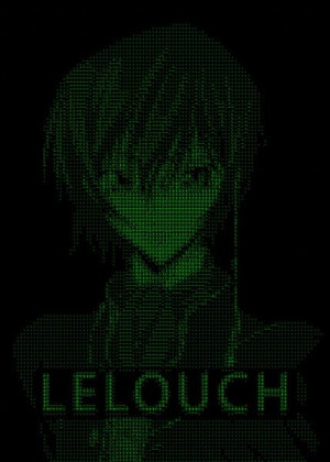 H4CK3D - Lelouch, Code Geass - plakat Wymiar do wyboru: 59,4x84,1 cm