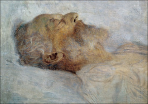Stary człowiek na łożu śmierci, Gustav Klimt – plakat Wymiar do wyboru: 60x40 cm