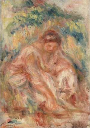 Sketch of a Woman, Auguste Renoir - plakat Wymiar do wyboru: 40x60 cm