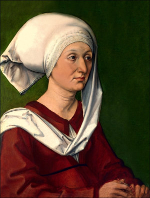 Portrait of Barbara, Albrecht Durer - plakat Wymiar do wyboru: 60x80 cm