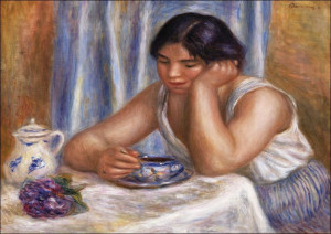 Cup of Chocolate, Auguste Renoir - plakat Wymiar do wyboru: 50x70 cm