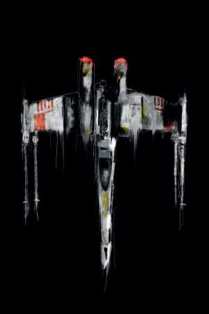 Star Wars Gwiezdne Wojny X-Wing Fighter - plakat premium Wymiar do wyboru: 30x45 cm
