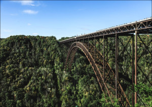 The New River Gorge Bridge, Carol Highsmith - plakat Wymiar do wyboru: 60x40 cm