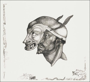 Komiker, Paul Klee - plakat Wymiar do wyboru: 60x60 cm