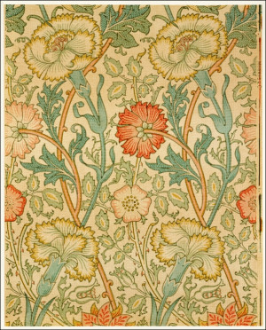 Pink and Rose, William Morris - plakat Wymiar do wyboru: 50x70 cm