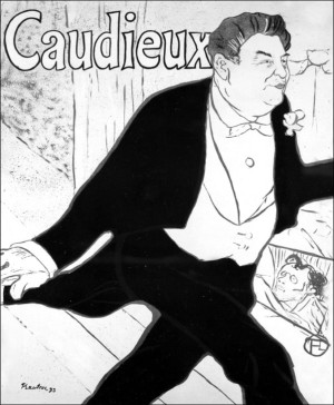 Caudieux, Henri de Toulouse-Lautrec - plakat Wymiar do wyboru: 61x91,5 cm